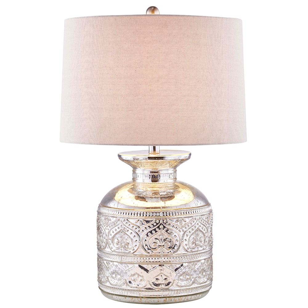 Fern Cottage Table Lamp - Mercury Glass **CLICK & COLLECT ONLY**
