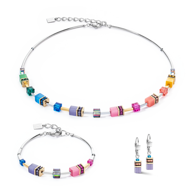Coeur De Lion - GeoCUBE® Iconic - Lite Rainbow Earrings