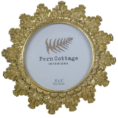 Fern Cottage Photo Frame - Feathered Gold