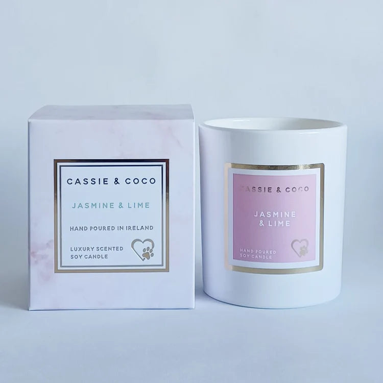 Cassie & Coco Jasmine & Lime Candle