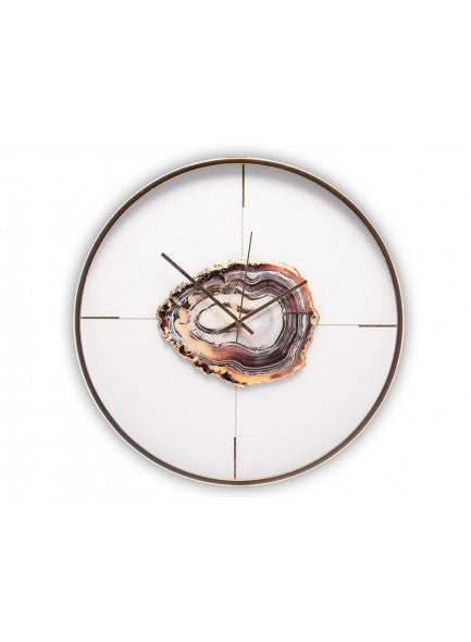 The Grange Collection Wall Clocks - 40cm with Agate Centre
