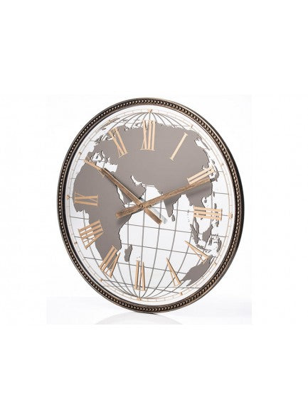 The Grange Collection Wall Clock - World Map Clock
