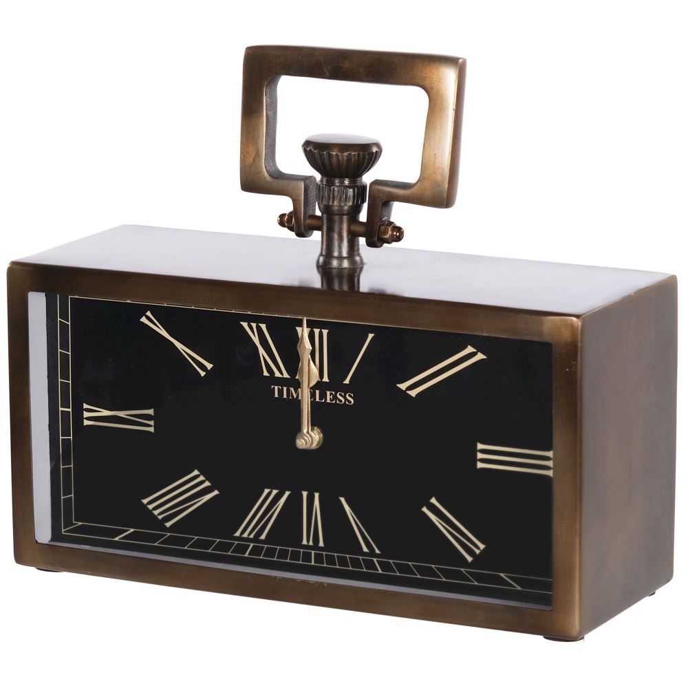 Fern Cottage Clock - Brass Mantle