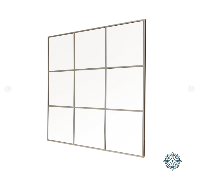 Tara Lane Reflections Square Window Mirror - Champagne 80 **CLICK & COLLECT ONLY**