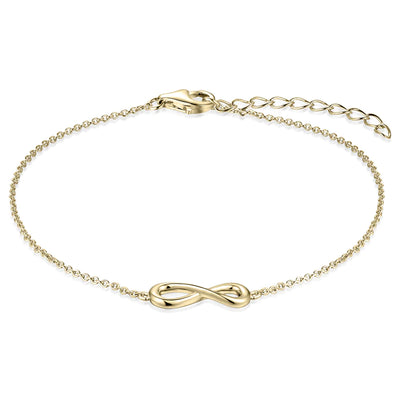 Gisser Sterling Silver Bracelet with Infinity Sign