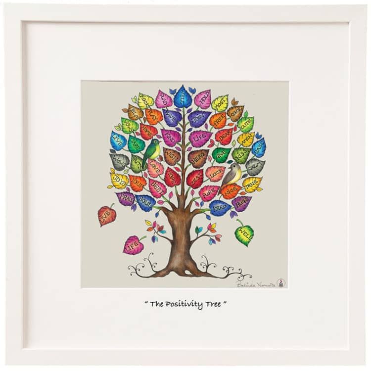 Belinda Northcote 'The Positivity Tree' Framed Print***