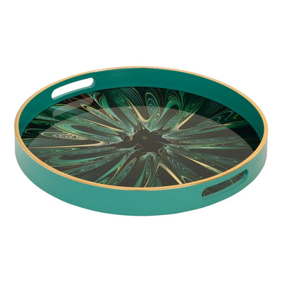 Mindy Brownes Serving Tray Green Envy