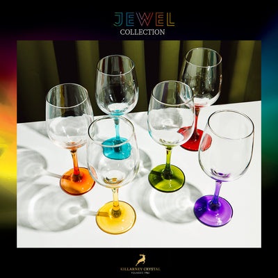 Killarney Crystal Jewel Wine Glass - Set Of 6 PQ6