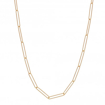 Hot Diamonds by Jac Jossa - 18ct Gold Plated Sterling Silver Embrace Twisted Wired Chain