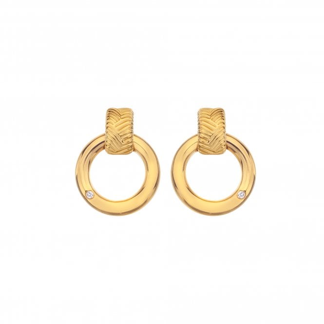 Hot Diamonds by Jac Jossa - 18ct Gold Plated Sterling Silver Spirit Earrings