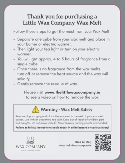 The Little Wax Company Wax Melt - Inspired by 'Libre'