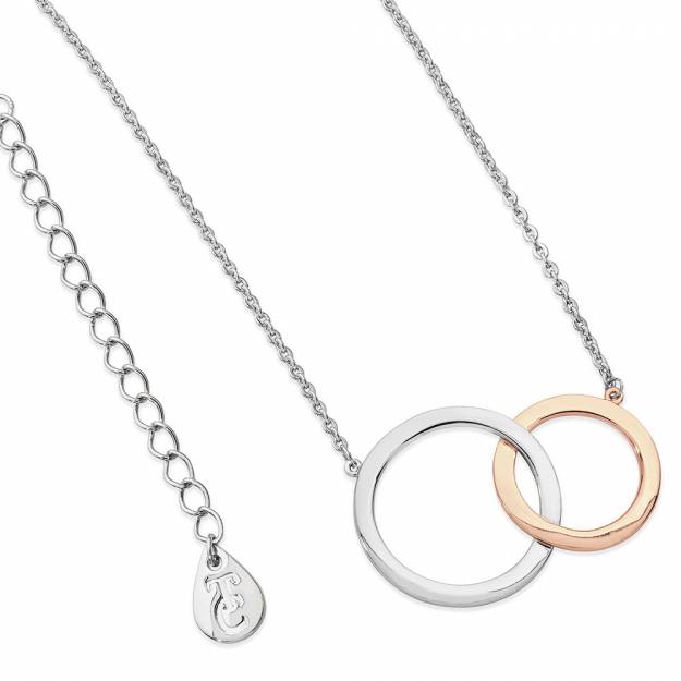 Tipperary Crystal Pendant - Infinity Collection - Interlocking Circles