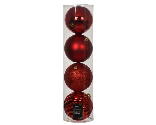 Christmas Tree Assorted Mix Colour Baubles **CLICK & COLLECT ONLY**