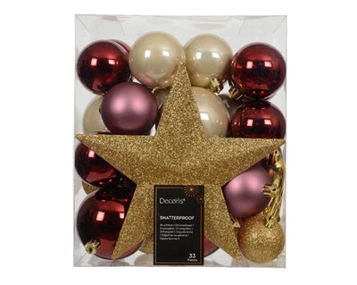 Christmas Tree Topper Collection -  Star & Baubles
