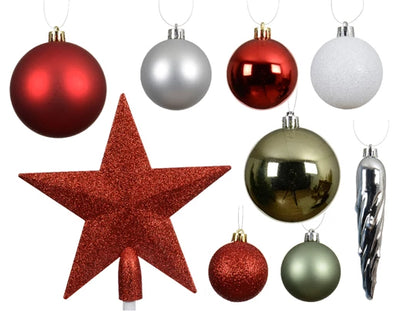 Christmas Tree Topper Collection -  Star & Baubles