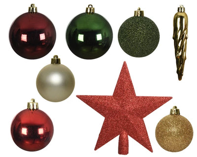 Christmas Tree Topper Collection -  Star & Baubles