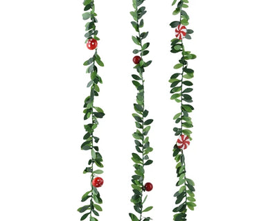 Christmas Garland - Candy/Mushroom/Berry