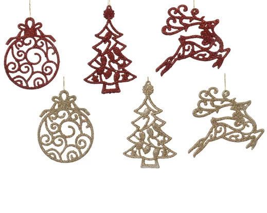 Christmas Tree Decoration - Reindeer/Christmas Tree/Bauble