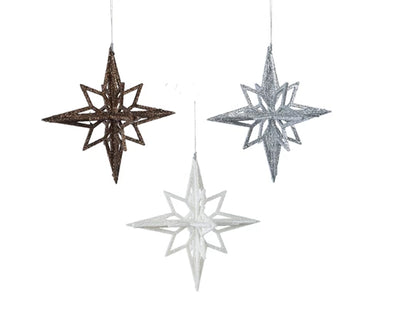 Christmas Tree Hanging Decoration - Art Deco Star
