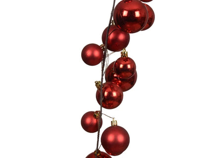 Christmas Garland - Red Bauble