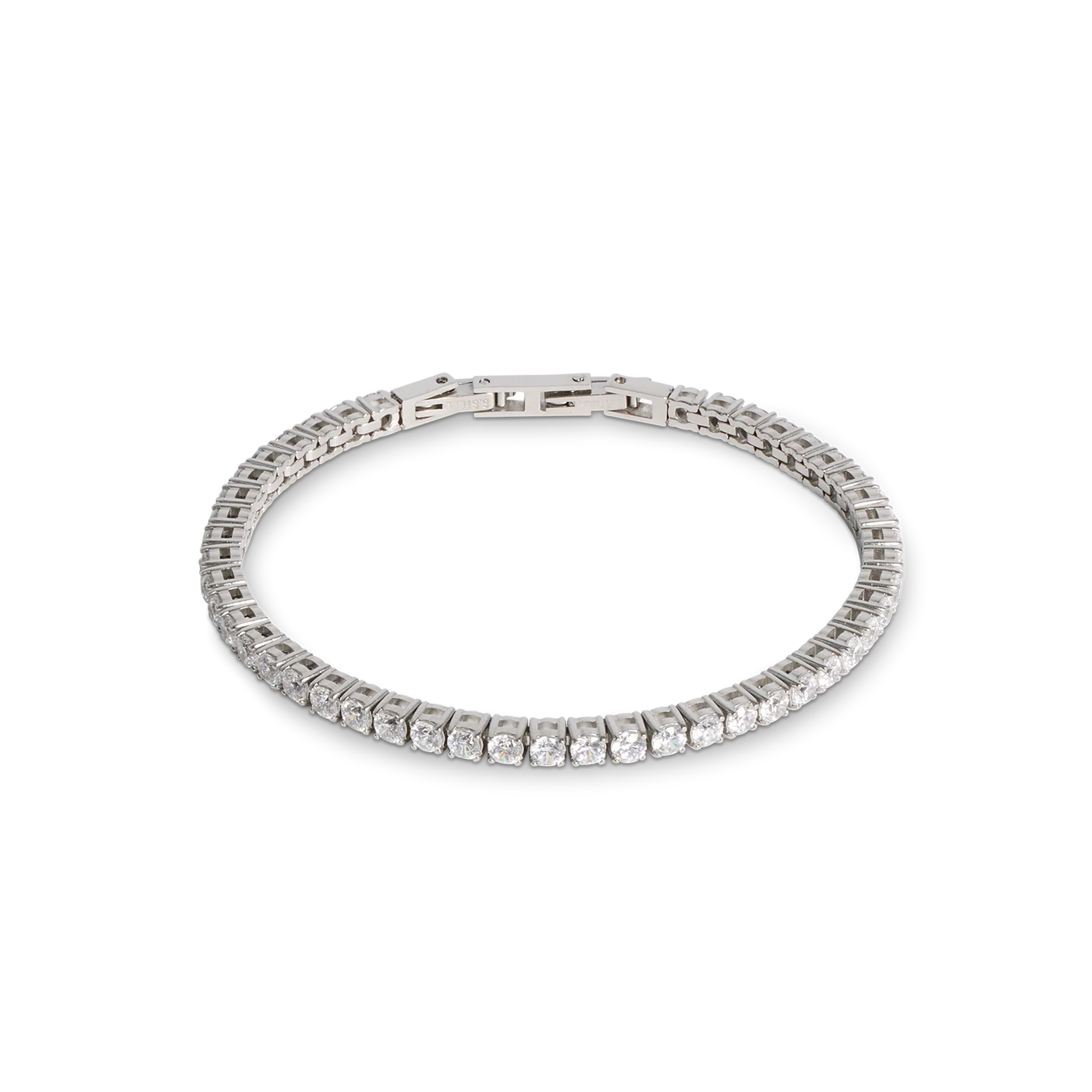 Coeur De Lion - Crystal Tennis Bracelet Silver/Gold