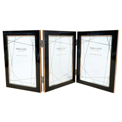 Tara Lane Photo Frame Collection - Ella Black Folding Frame