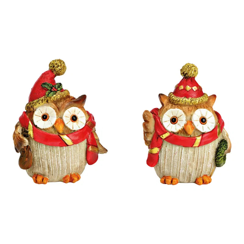 Christmas Ornament - Owl Figurine