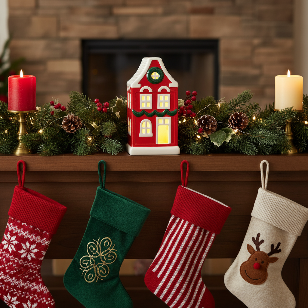 Christmas LED Collection - Ceramic Townhouse