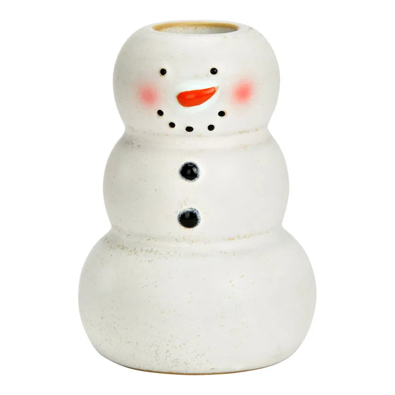 Christmas Candle Holder - Snowman
