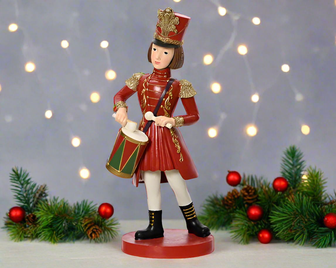 Drummer Girl Figurine