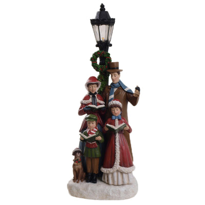 Christmas Figurine - Secret Christmas Carol Singer Family