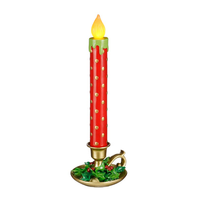 Christmas LED Collection - Vintage Over Sized Christmas Candle