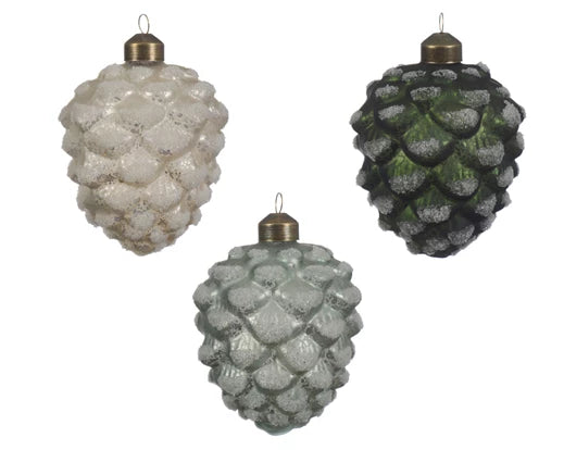 Christmas Tree Decoration –  Antique Beaded Pinecone **CLICK & COLLECT ONLY**