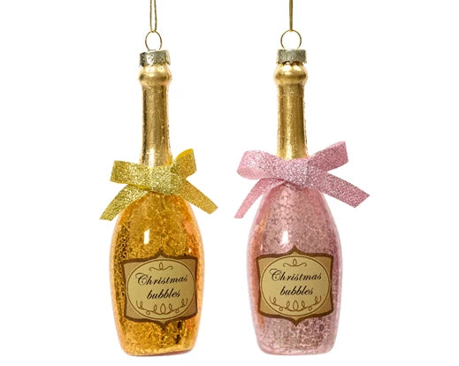 Christmas Tree Decoration – Bubbles Champagne Bottle