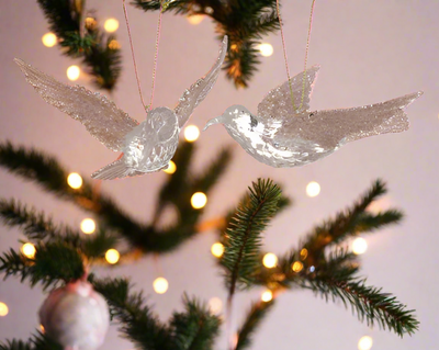 Christmas Bird - Shimmer Hummingbird Decoration