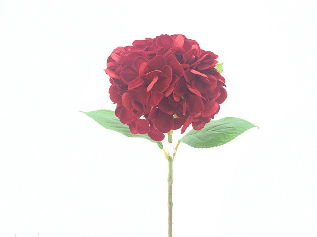 Christmas Floristry Stem - Red Velvet Hydrangea