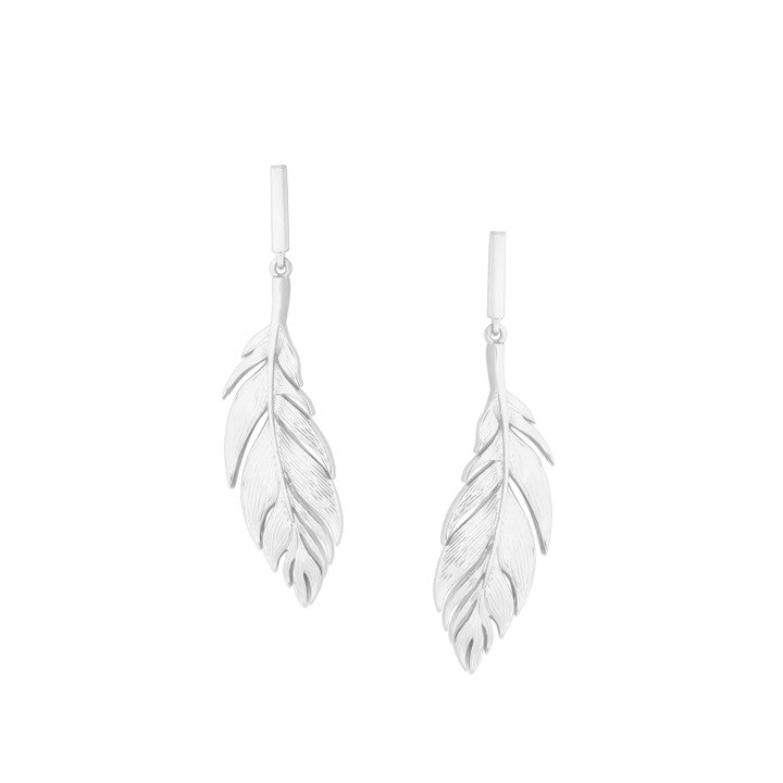 Tipperary Crystal Earrings - Feather Collection - Feather Simple Drop