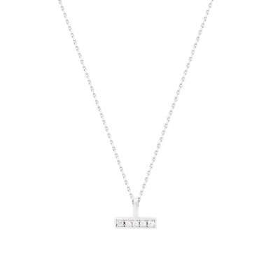 Tipperary Crystal Pendant - T-Bar with CZ Setting