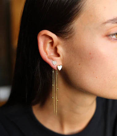 Zag Bijoux Earring Collection - Gold Plated Steel