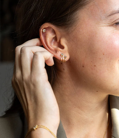Zag Bijoux Earring Collection - Gold Plated Steel (38)