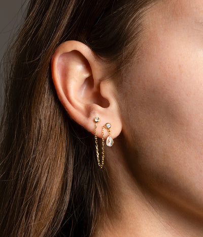 Zag Bijoux Earring Collection - Gold Plated Steel (36)