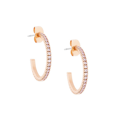 Tipperary Crystal Earrings - Hoop Collection - Pave Set