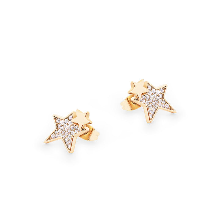 Tipperary Crystal Earrings - Star Collection - Double Star
