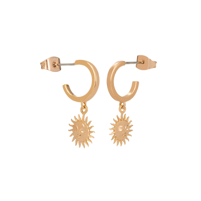 Tipperary Crystal Earrings - Soleil Collection - Sun Hoop