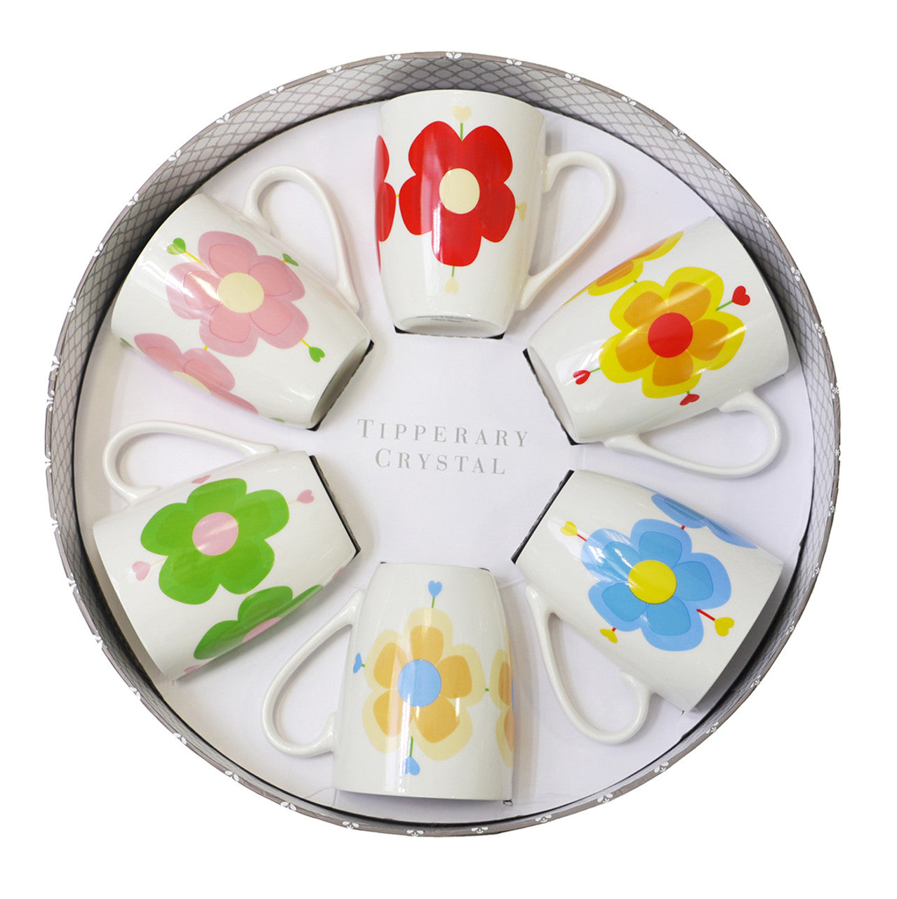Tipperary Crystal Set Of 6 Mug Collection