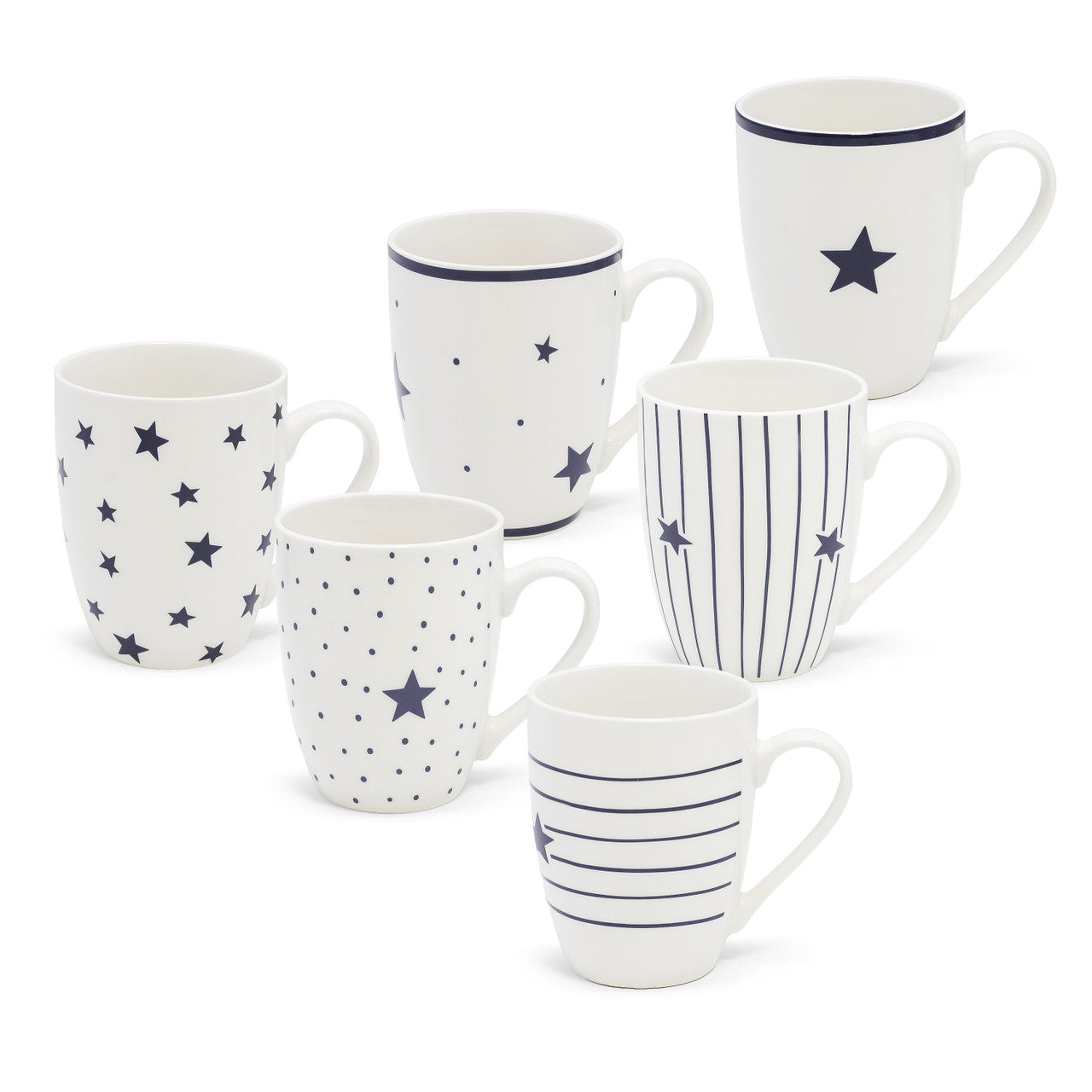 Tipperary Crystal Set Of 6 Mug Collection