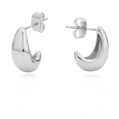 Tipperary Crystal Earrings - Hoop Collection - Gold/Silver Mini Pebble