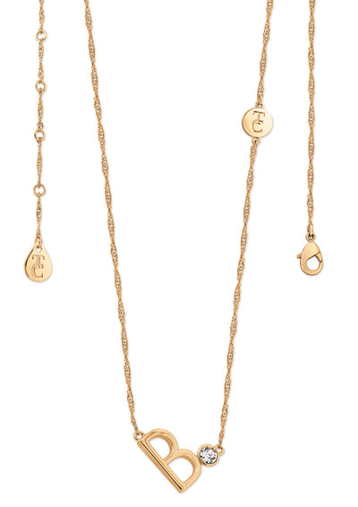 Tipperary Crystal Pendant - Initials A-Z Gold