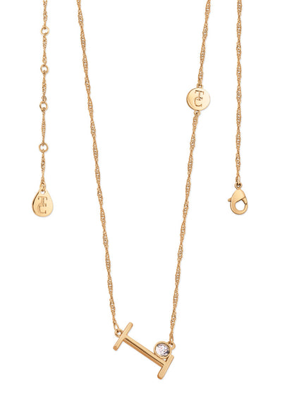 Tipperary Crystal Pendant - Initials A-Z Gold