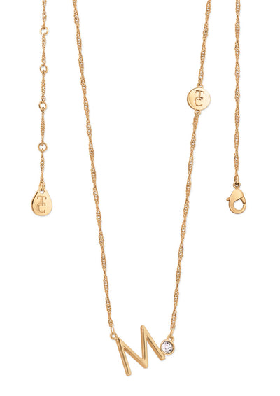 Tipperary Crystal Pendant - Initials A-Z Gold